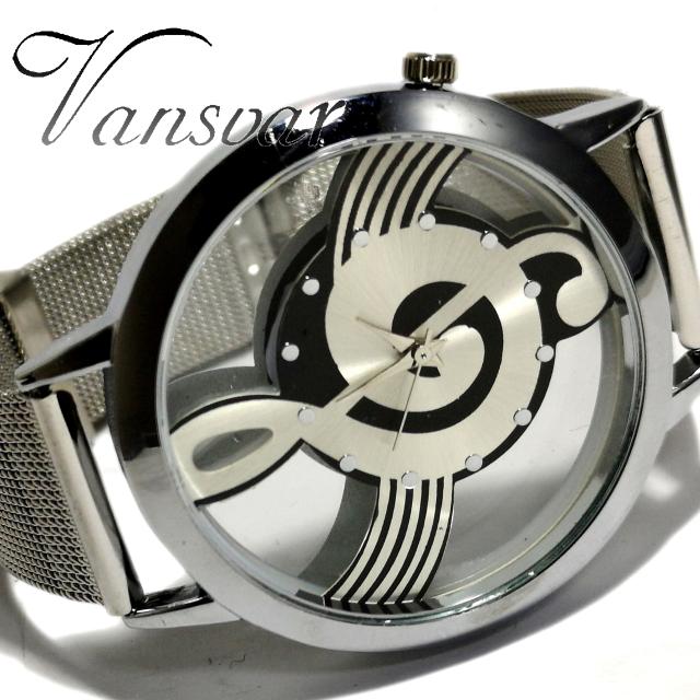新品・未使用★Vansvar 美しい音符【スケルトン】腕時計★SS < 男性アクセサリー/時計  新品・未使用★Vansvar 美しい音符【スケルトン】腕時計★SS < 男性アクセサリー/時計の