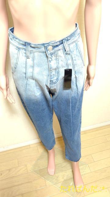 新品タグ付☆大きいL☆色落ち綺麗なゆる可愛デニムB416☆3点で即落 < 女性ファッション  新品タグ付☆大きいL☆色落ち綺麗なゆる可愛デニムB416☆3点で即落 < 女性ファッションの