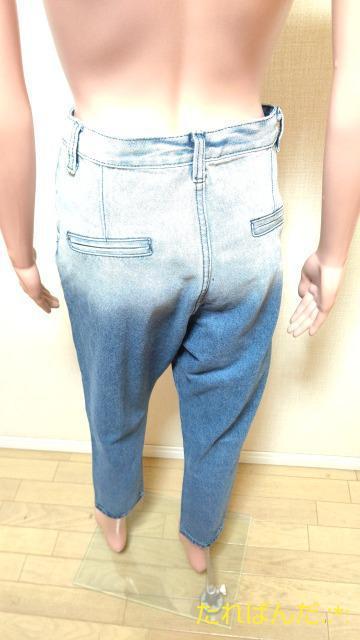 新品タグ付☆大きいL☆色落ち綺麗なゆる可愛デニムB416☆3点で即落 < 女性ファッション  新品タグ付☆大きいL☆色落ち綺麗なゆる可愛デニムB416☆3点で即落 < 女性ファッションの