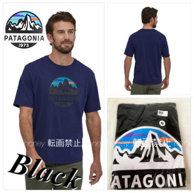 ロゴ入り【新品】Patagoniaパタゴニア●ロゴ入りTシャツ●黒ブラック●男女兼用 S < ブランド  ロゴ入り【新品】Patagoniaパタゴニア●ロゴ入りTシャツ●黒ブラック●男女兼用 S  < ブランドの