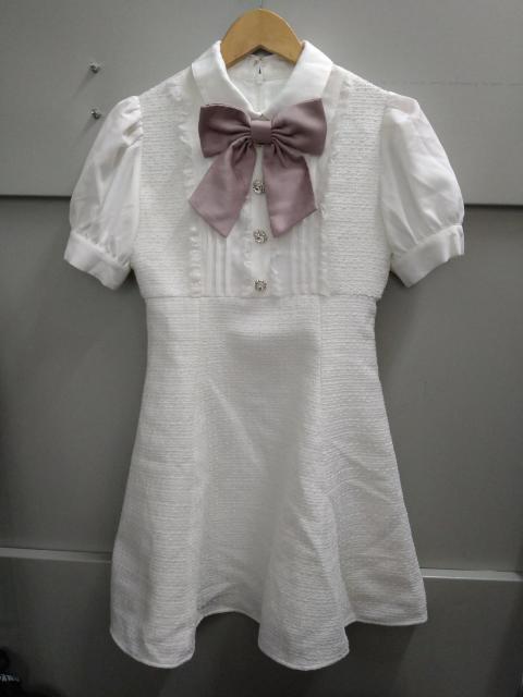 Ank Rouge☆ツイード半袖パフスリワンピ < ブランド Ank Rouge☆ツイード半袖パフスリワンピ < ブランドの