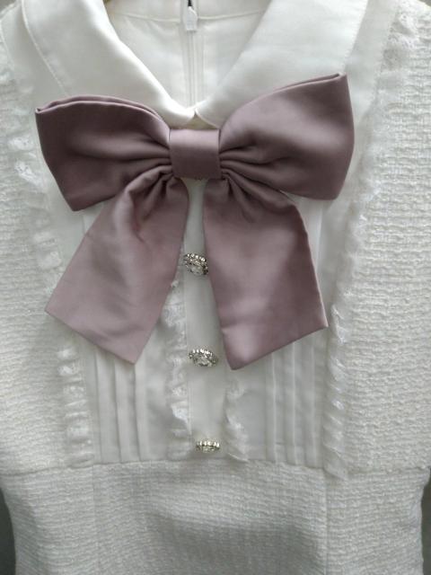 Ank Rouge☆ツイード半袖パフスリワンピ < ブランド Ank Rouge☆ツイード半袖パフスリワンピ < ブランドの