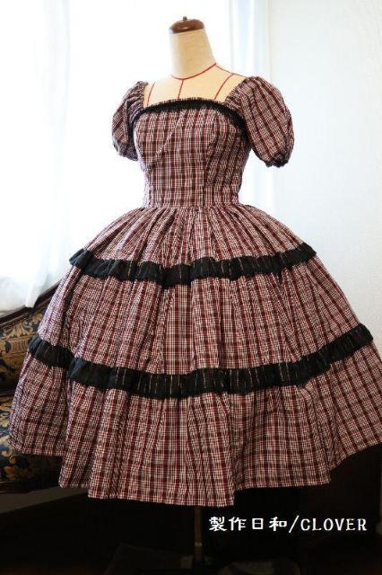 赤チェックOP S~Mサイズ < 女性ファッション  赤チェックOP S~Mサイズ  < 女性ファッションの