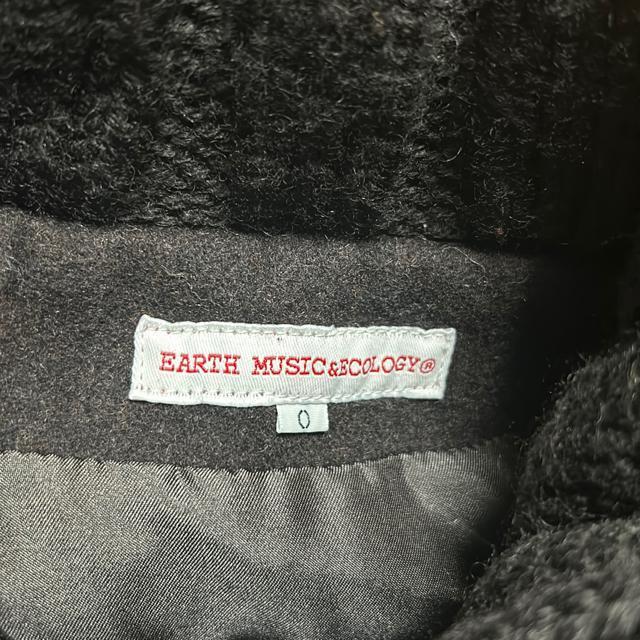 アースミュージックアンドエコロジー フロントジップ ブルゾン 黒 ブラック サイズ0 < ブランド  アースミュージックアンドエコロジー フロントジップ ブルゾン 黒 ブラック サイズ0 < ブランドの