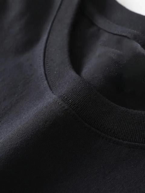 超お買い得1790円★メンズ コットン 長袖 Tシャツ 日本語書道プリント、わずかに伸縮性のあるニット生地 日本サイズL < 男性ファッション  超お買い得1790円★メンズ コットン 長袖 Tシャツ 日本語書道プリント、わずかに伸縮性のあるニット生地 日本サイズL < 男性ファッションの