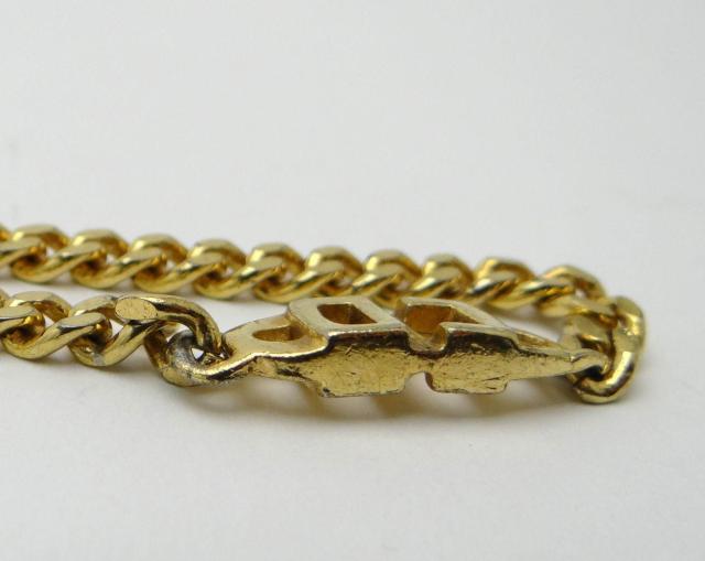 Christian Dior ディオール CDロゴ 喜平 ゴールドチェーン チョーカーネックレス<USED>【送料無料】 < ブランド Christian Dior ディオール CDロゴ 喜平 ゴールドチェーン チョーカーネックレス<USED>【送料無料】 < ブランドの