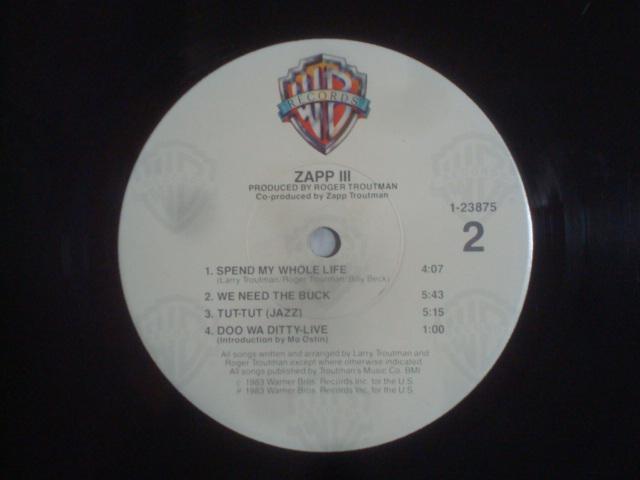 V / ZAPP us盤LP < CD/DVD/ビデオ  V / ZAPP us盤LP < CD/DVD/ビデオの