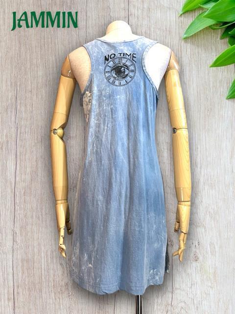 オームタンクトップ チュニック丈 チュニック エスニック アジアン ヒッピー < 女性ファッション  オームタンクトップ チュニック丈 チュニック エスニック アジアン ヒッピー < 女性ファッションの