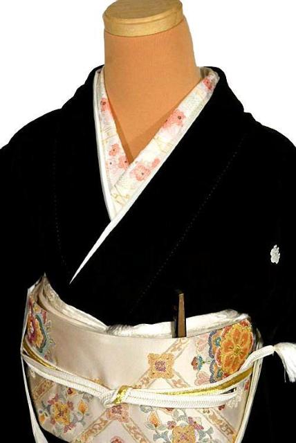 黒留袖 最高峰 本場加賀友禅 土田外男 風景 花柄 比翼付 身丈156.5cm 裄64.5cm クリーニング済 正絹 T3615 < 女性ファッション  黒留袖 最高峰 本場加賀友禅 土田外男 風景 花柄 比翼付 身丈156.5cm 裄64.5cm クリーニング済 正絹 T3615 < 女性ファッションの