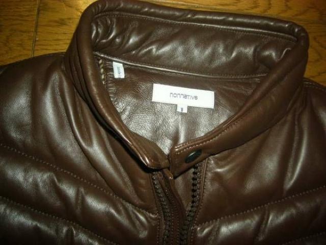 nonnativeノンネイティブレザーライダースジャケット1茶系羊皮 < ブランド  nonnativeノンネイティブレザーライダースジャケット1茶系羊皮 < ブランドの