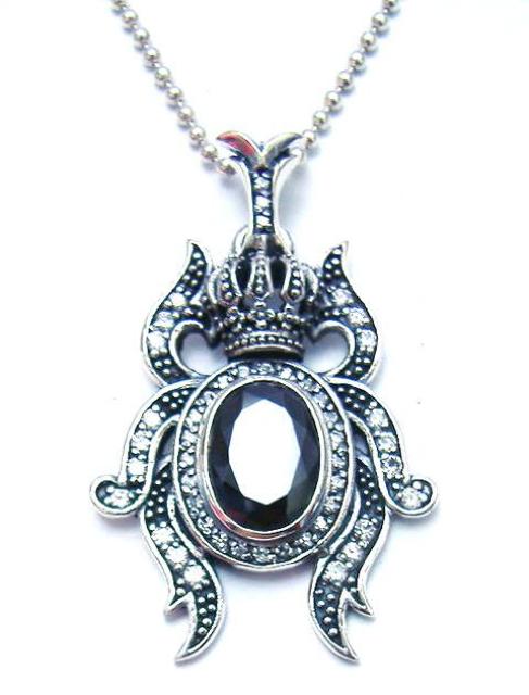 ビートルペンダントwithブラック シルバー925 < 男性アクセサリー/時計  ビートルペンダントwithブラック シルバー925  < 男性アクセサリー/時計の