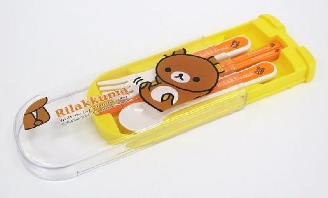 《New》リラックマ★お子様のお弁当に…お箸&スプーン&フォーク&ケース.セット < インテリア/ライフ 《New》リラックマ★お子様のお弁当に…お箸&スプーン&フォーク&ケース.セット < インテリア/ライフの