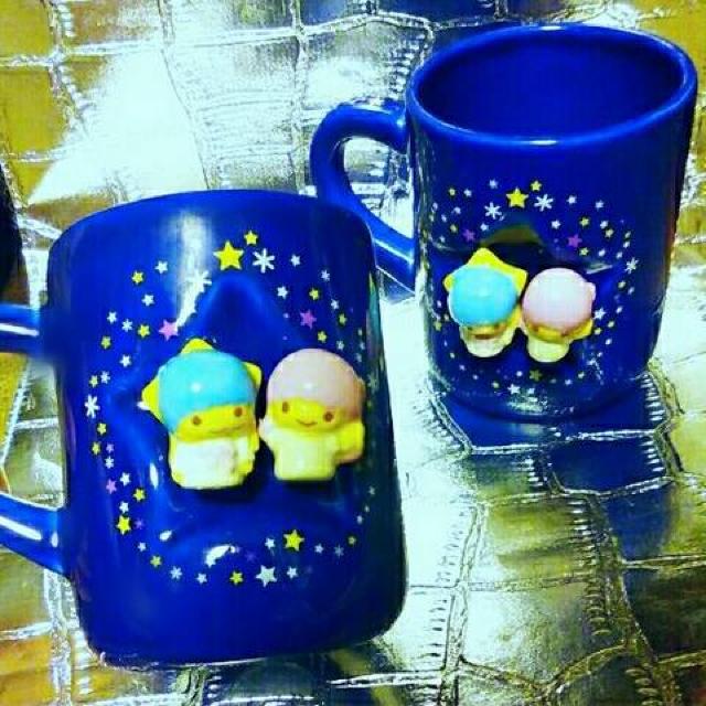 レア 新品 1976 2003 立体 キキララ マグカップ 陶器製 レトロ < おもちゃ  レア 新品 1976 2003 立体 キキララ マグカップ 陶器製 レトロ  < おもちゃの