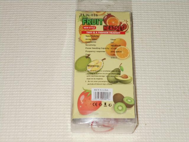 FRUIT HEADSET Cz XCJ  Ɠd/AV 