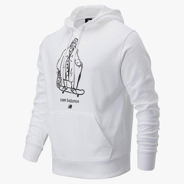 新品 New Balance ニューバランス スウェット パーカー S 白 スケボー プルオーバーフーディ ナイジェルグラフ < ブランド 新品 New Balance ニューバランス スウェット パーカー S 白 スケボー プルオーバーフーディ ナイジェルグラフ < ブランドの