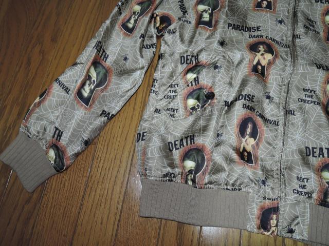 新品 HYSTERIC GLAMOUR ヒステリックグラマー スカジャン S ジャケット シルク スパイダー蜘蛛 スカル 薄手 < ブランド  新品 HYSTERIC GLAMOUR ヒステリックグラマー スカジャン S ジャケット シルク スパイダー蜘蛛 スカル 薄手 < ブランドの