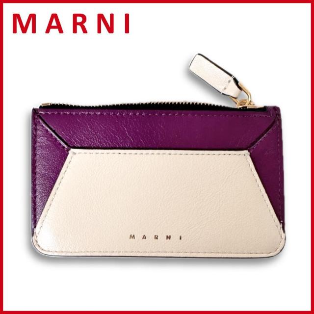 新品マルニMARNIレザー カードケース(ミニ財布)フラグメン < ブランド 新品マルニMARNIレザー カードケース(ミニ財布)フラグメン < ブランドの