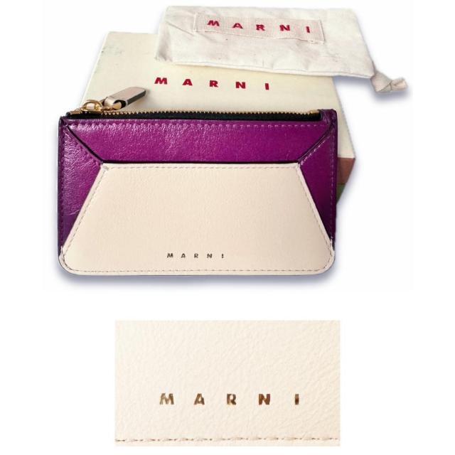新品マルニMARNIレザー カードケース(ミニ財布)フラグメン < ブランド 新品マルニMARNIレザー カードケース(ミニ財布)フラグメン < ブランドの