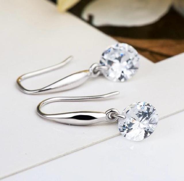 キラキラ フックピアス シルバー【両耳セット】 < 女性アクセサリー/時計  キラキラ フックピアス シルバー【両耳セット】 < 女性アクセサリー/時計の