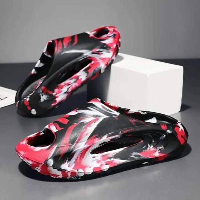 爆ヤス価格1290円★メンズ 滑り止め スリップオンサンダル 厚いクション プラットフォーム ビーチ 26.5cmベージュオレンジ < 男性ファッション  爆ヤス価格1290円★メンズ 滑り止め スリップオンサンダル 厚いクション プラットフォーム ビーチ 26.5cmベージュオレンジ < 男性ファッションの