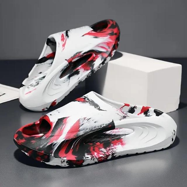 爆ヤス価格1290円★メンズ 滑り止め スリップオンサンダル 厚いクション プラットフォーム ビーチ 26.5cmベージュオレンジ < 男性ファッション  爆ヤス価格1290円★メンズ 滑り止め スリップオンサンダル 厚いクション プラットフォーム ビーチ 26.5cmベージュオレンジ < 男性ファッションの