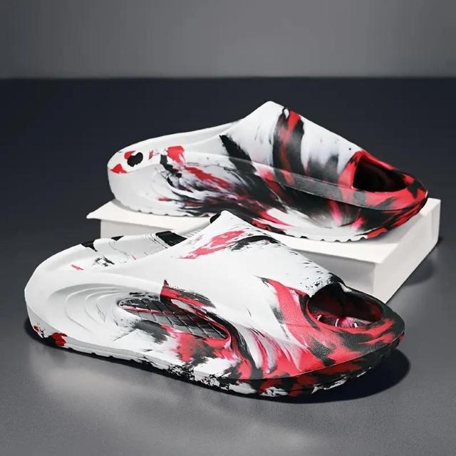 爆ヤス価格1290円★メンズ 滑り止め スリップオンサンダル 厚いクション プラットフォーム ビーチ 26.5cmベージュオレンジ < 男性ファッション  爆ヤス価格1290円★メンズ 滑り止め スリップオンサンダル 厚いクション プラットフォーム ビーチ 26.5cmベージュオレンジ < 男性ファッションの