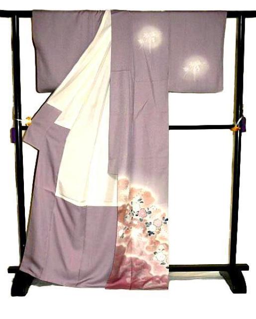 訪問着 中古 最高級 新品同様 暈し染め 絞り 銀彩 花柄 波 1つ紋 身丈169.5cm 裄丈64.5cm 正絹 Y3618 < 女性ファッション 訪問着 中古 最高級 新品同様 暈し染め 絞り 銀彩 花柄 波 1つ紋 身丈169.5cm 裄丈64.5cm 正絹 Y3618 < 女性ファッションの