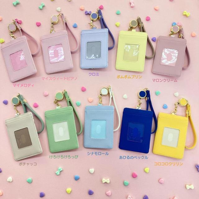 コロコロクリリン リール付き パスケース ICカード 定期入れ サンリオ 定期券 < 女性ファッション  コロコロクリリン リール付き パスケース ICカード 定期入れ サンリオ 定期券 < 女性ファッションの