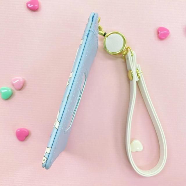 コロコロクリリン リール付き パスケース ICカード 定期入れ サンリオ 定期券 < 女性ファッション  コロコロクリリン リール付き パスケース ICカード 定期入れ サンリオ 定期券 < 女性ファッションの
