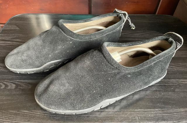 メンズ スニーカー モックシューズ ブラック/スエード サイズ27cm ドライビングシューズ 作業 雨の日 中古品 古着 キャンプ < 男性ファッション メンズ スニーカー モックシューズ ブラック/スエード サイズ27cm ドライビングシューズ 作業 雨の日 中古品 古着 キャンプ < 男性ファッションの