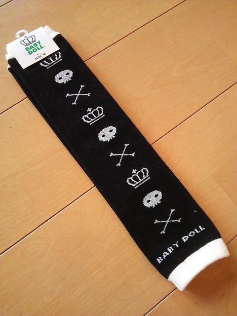 新品ドクロレッグウォーマー黒MベビードールBABYDOLLベビド < ブランド  新品ドクロレッグウォーマー黒MベビードールBABYDOLLベビド  < ブランドの