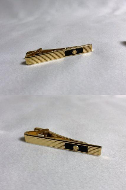 正規良 ダンヒルdunhill dロゴストライプラインネクタイピン 金×黒 タイピン タイバー < ブランド  正規良 ダンヒルdunhill dロゴストライプラインネクタイピン 金×黒 タイピン タイバー < ブランドの