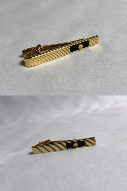 正規良 ダンヒルdunhill dロゴストライプラインネクタイピン 金×黒 タイピン タイバー < ブランド  正規良 ダンヒルdunhill dロゴストライプラインネクタイピン 金×黒 タイピン タイバー < ブランドの