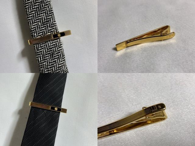 正規良 ダンヒルdunhill dロゴストライプラインネクタイピン 金×黒 タイピン タイバー < ブランド  正規良 ダンヒルdunhill dロゴストライプラインネクタイピン 金×黒 タイピン タイバー < ブランドの