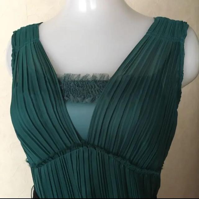 ロペ ROPE エメラルドグリーン ワンピース M < ブランド ロペ ROPE エメラルドグリーン ワンピース M < ブランドの