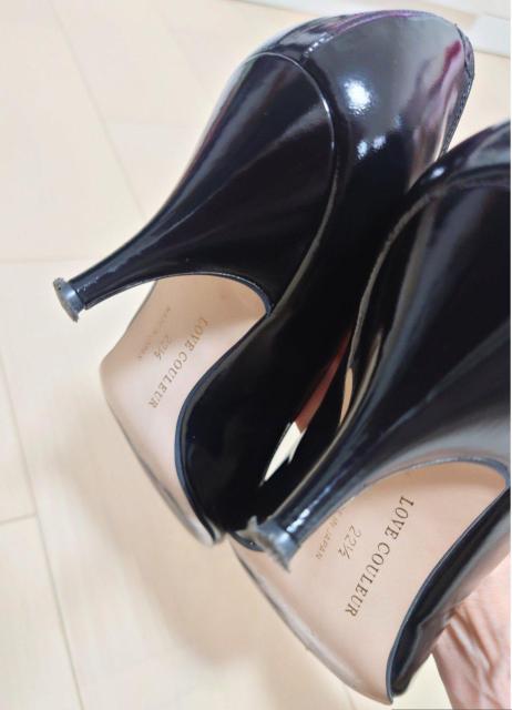 ラブクレール パンプス ブラック サイズ22.5cm < 女性ファッション  ラブクレール パンプス ブラック サイズ22.5cm < 女性ファッションの