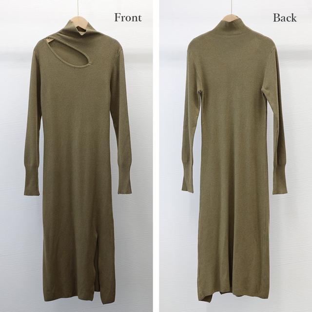 送料無料 新品 ニットワンピース韓国 スリットワンピース < 女性ファッション  送料無料 新品 ニットワンピース韓国 スリットワンピース < 女性ファッションの