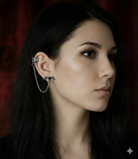 ALCHEMY GOTHIC: Ceur Noir Earring < 女性アクセサリー/時計 ALCHEMY GOTHIC: Ceur Noir Earring < 女性アクセサリー/時計の
