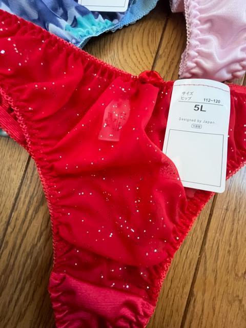 5Lサイズ!5枚セット!光沢ツルツル素材!シフォン使い!高貴品格!色とりどり!エレガント!Tバックショーツ!No.爽 < 女性ファッション  5Lサイズ!5枚セット!光沢ツルツル素材!シフォン使い!高貴品格!色とりどり!エレガント!Tバックショーツ!No.爽 < 女性ファッションの