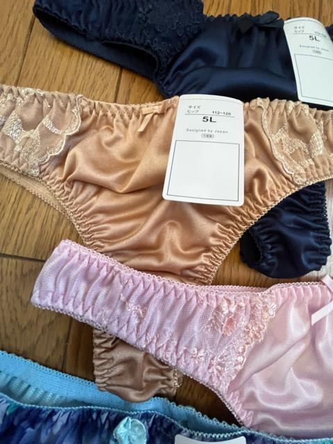 5Lサイズ!5枚セット!光沢ツルツル素材!シフォン使い!高貴品格!色とりどり!エレガント!Tバックショーツ!No.爽 < 女性ファッション  5Lサイズ!5枚セット!光沢ツルツル素材!シフォン使い!高貴品格!色とりどり!エレガント!Tバックショーツ!No.爽 < 女性ファッションの