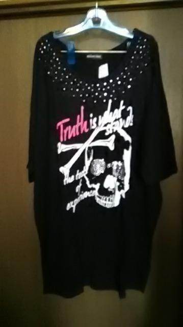 C*新品*スカル柄*Tシャツワンピース < 女性ファッション  C*新品*スカル柄*Tシャツワンピース  < 女性ファッションの