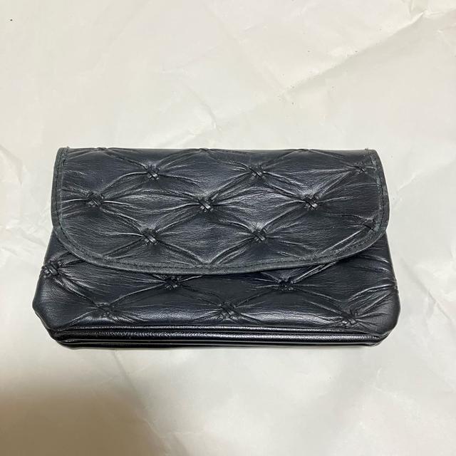 【ヴィンテージ】〈上品なキルティング風〉 がま口 / クラッチバッグ & 長財布 < 女性ファッション 【ヴィンテージ】〈上品なキルティング風〉 がま口 / クラッチバッグ & 長財布 < 女性ファッションの