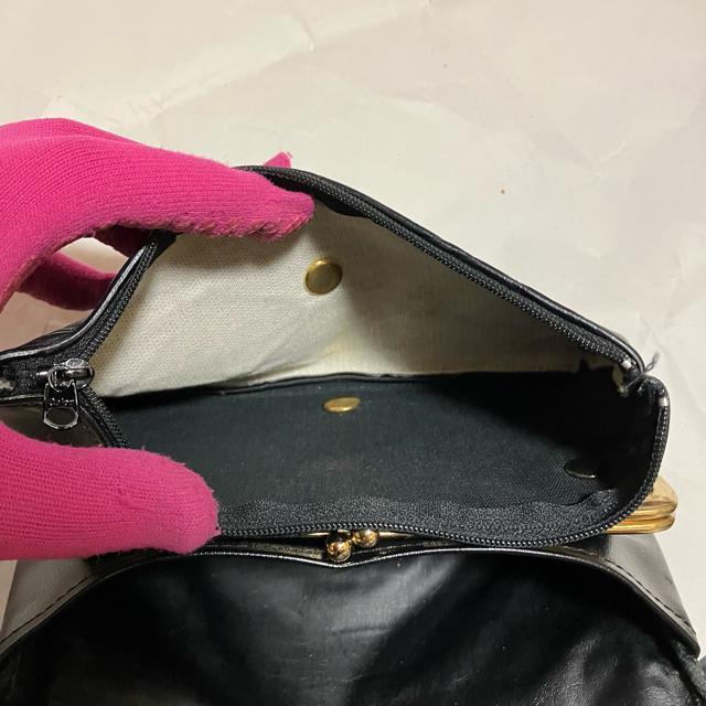 【ヴィンテージ】〈上品なキルティング風〉 がま口 / クラッチバッグ & 長財布 < 女性ファッション 【ヴィンテージ】〈上品なキルティング風〉 がま口 / クラッチバッグ & 長財布 < 女性ファッションの