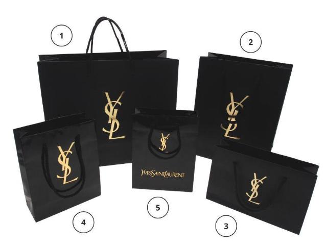 イブサンローラン ショッピングバッグ 紙袋 ショッパー 5サイズ 各1枚 YSL【正規品】 < ブランド イブサンローラン ショッピングバッグ 紙袋 ショッパー 5サイズ 各1枚 YSL【正規品】 < ブランドの