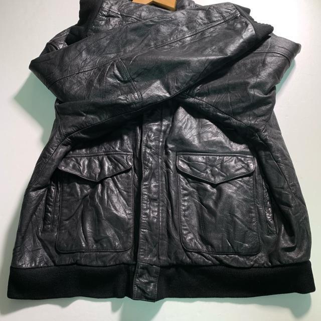 ヴィンテージ A-2 牛革 フライトジャケット レザージャケット 革ジャン Lサイズ 本革 < 男性ファッション  ヴィンテージ A-2 牛革 フライトジャケット レザージャケット 革ジャン Lサイズ 本革 < 男性ファッションの