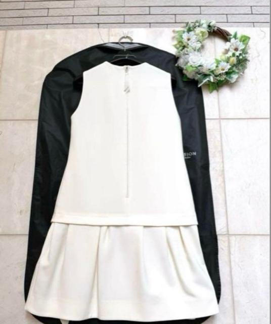 美品 デイジーリン フォクシー ワンピース オルセー ホワイト 38 < ブランド 美品 デイジーリン フォクシー ワンピース オルセー ホワイト 38 < ブランドの