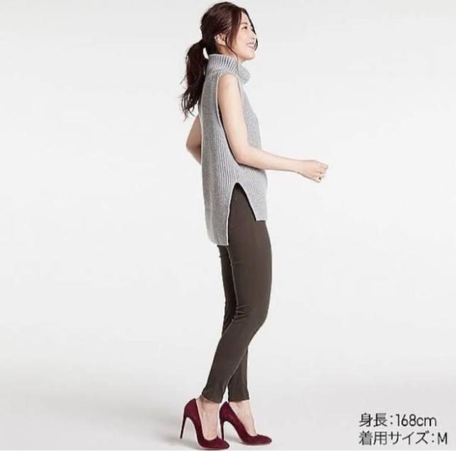 ユニクロ ミドルゲージタートルネックロングベスト ニット セーター ノースリーブ グレー L < ブランド ユニクロ ミドルゲージタートルネックロングベスト ニット セーター ノースリーブ グレー L < ブランドの