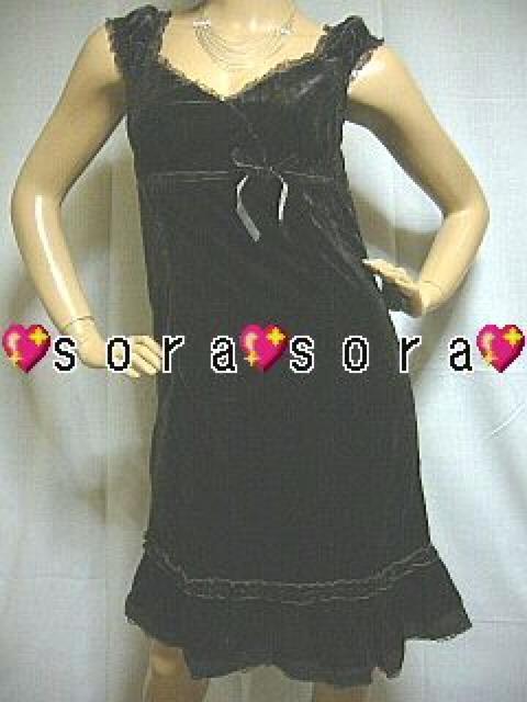 結婚式.二次会.パーティー♪リボンレース ベロアワンピ ブラウン < 女性ファッション  結婚式.二次会.パーティー♪リボンレース ベロアワンピ ブラウン  < 女性ファッションの