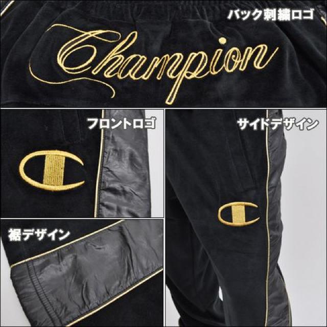 ☆Champion/チャンピオン ブラックゴールド ベロア パンツ・メンズL☆新品 < ブランド ☆Champion/チャンピオン ブラックゴールド ベロア パンツ・メンズL☆新品 < ブランドの