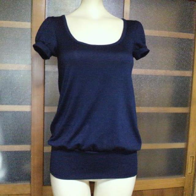 INGNI/イングネイビーパフ袖 トップス < ブランド INGNI/イングネイビーパフ袖 トップス < ブランドの